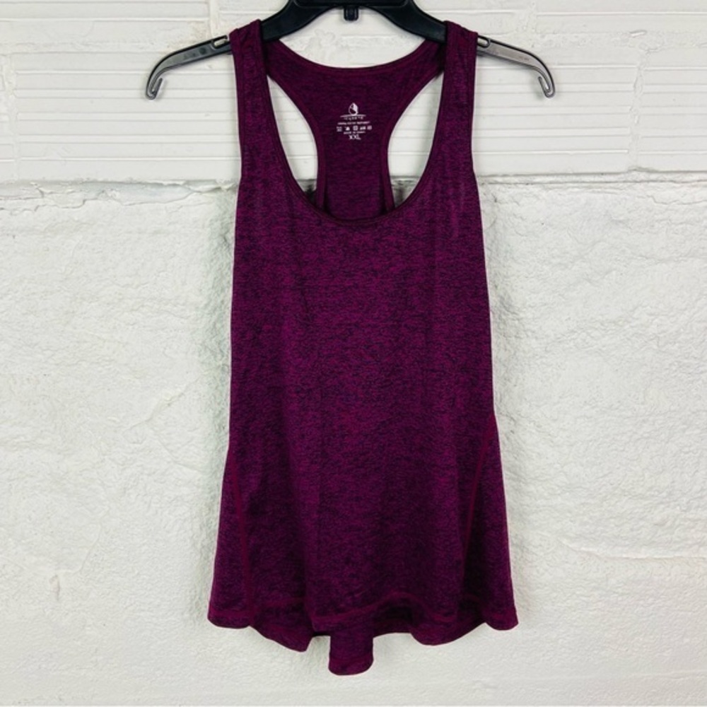Icyzone Maroon Racerback athletic sporty workout Tank Top size XXL